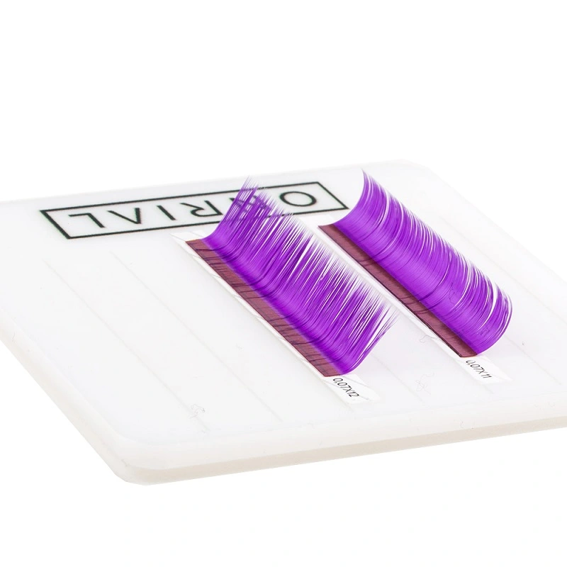 Вії кольорові мікс C 0,07 мм 6-13 Violet - violet-1-1